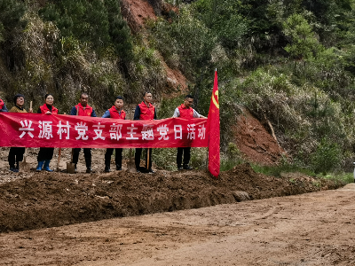 【“三比三争”践行动】兴源村—清理道路淤泥，畅通村庄道路