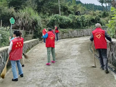 带溪乡高岭村：开展环境卫生大整治，共创美丽人居好家园